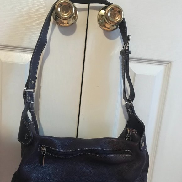 MAXX Dk. Eggplant leather shoulder bag Never used - Picture 2 of 4